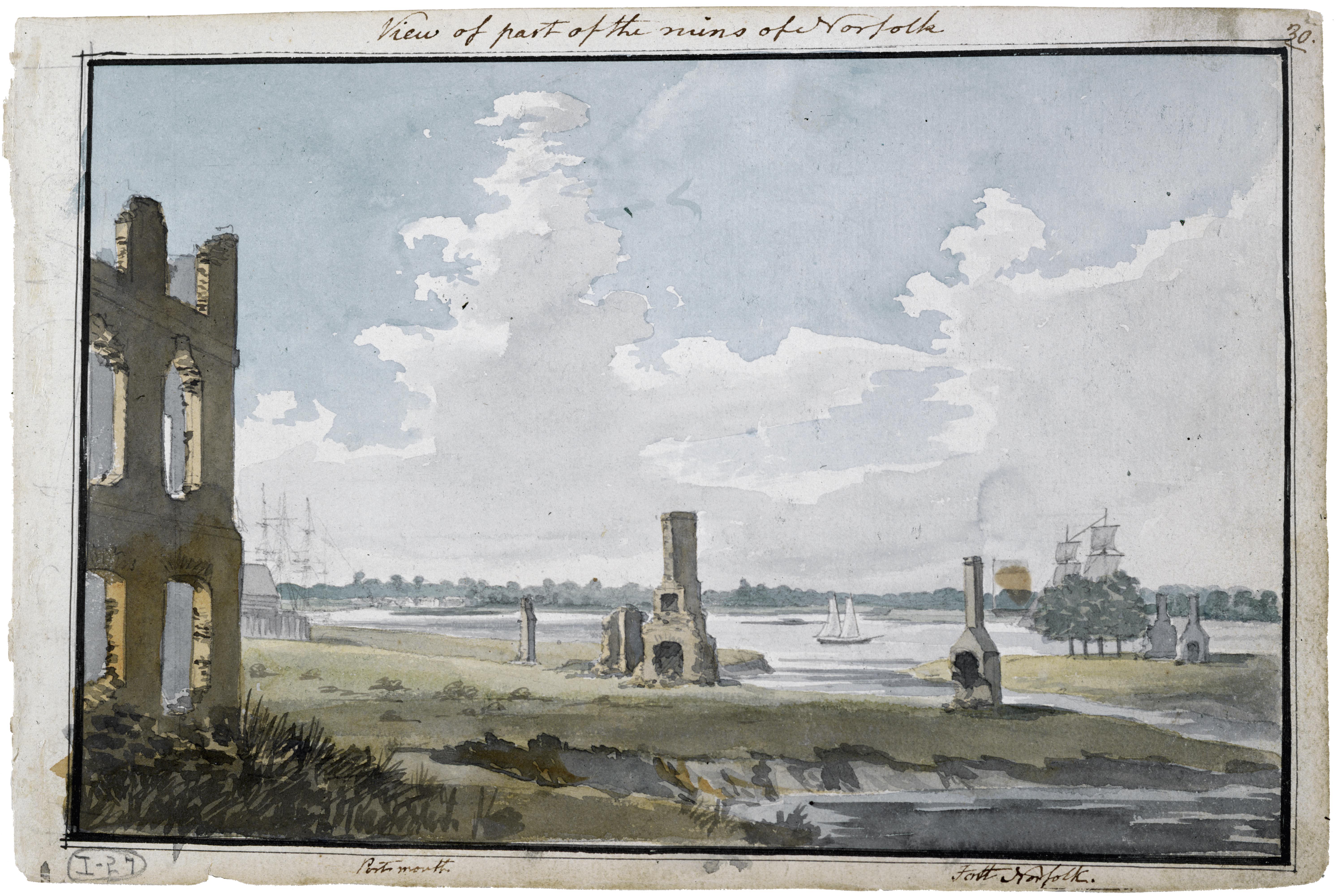 1796–98, watercolour, 17.7 x 26.6 cm. Collection of Maryland Historical Society (1960-108-1-1-27).
