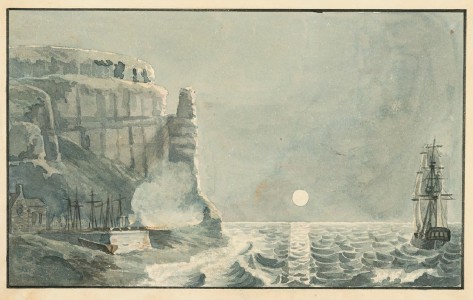 published in <i>An Essay on Landscape, Explained in Tinted Drawings</i> (Richmond, Virginia: Library of Virginia, 1798–99), 1797–99, watercolour, 19.1 × 26.1 cm.