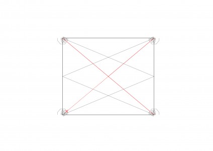 <i>showing addition of diagonals and centre of bay to edge of abacus dimension</i>