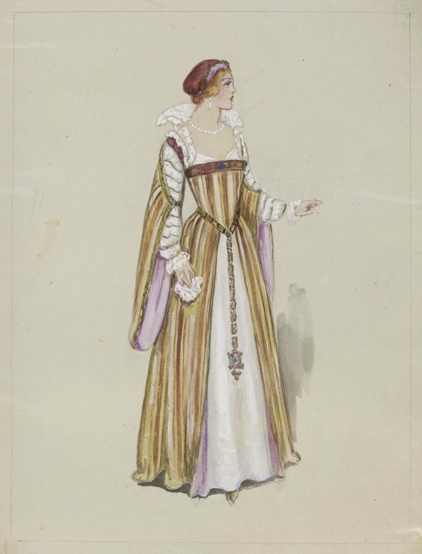 Tudor Lady Fancy Dress Costume