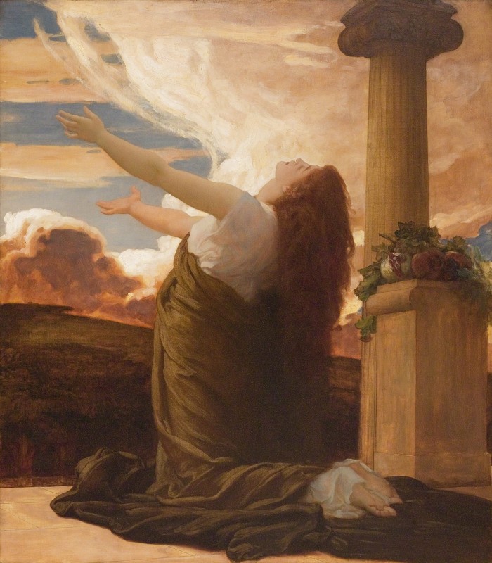 1895, oil on canvas, 156 × 137 cm. Collection of Leighton House Museum, Royal Borough of Kensington and Chelsea (LH3015).