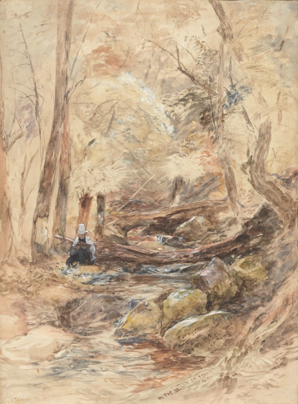 1846, watercolour, 39.6 x 29.4 cm. Collection of National Library of Australia (NK307).